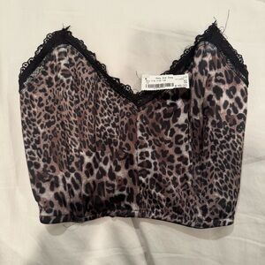 NWT MOLLY AND ZOE CHEETAH CORSET